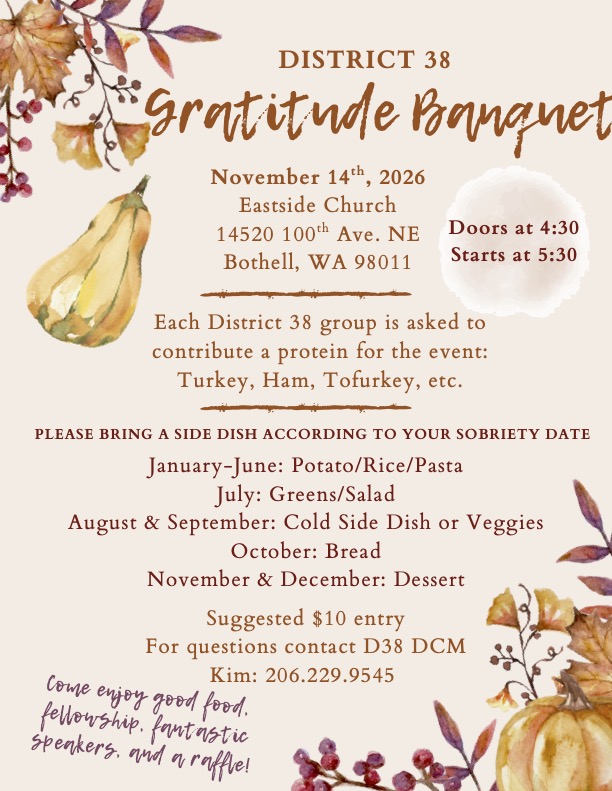 District 38 Gratitude Banquet 2026